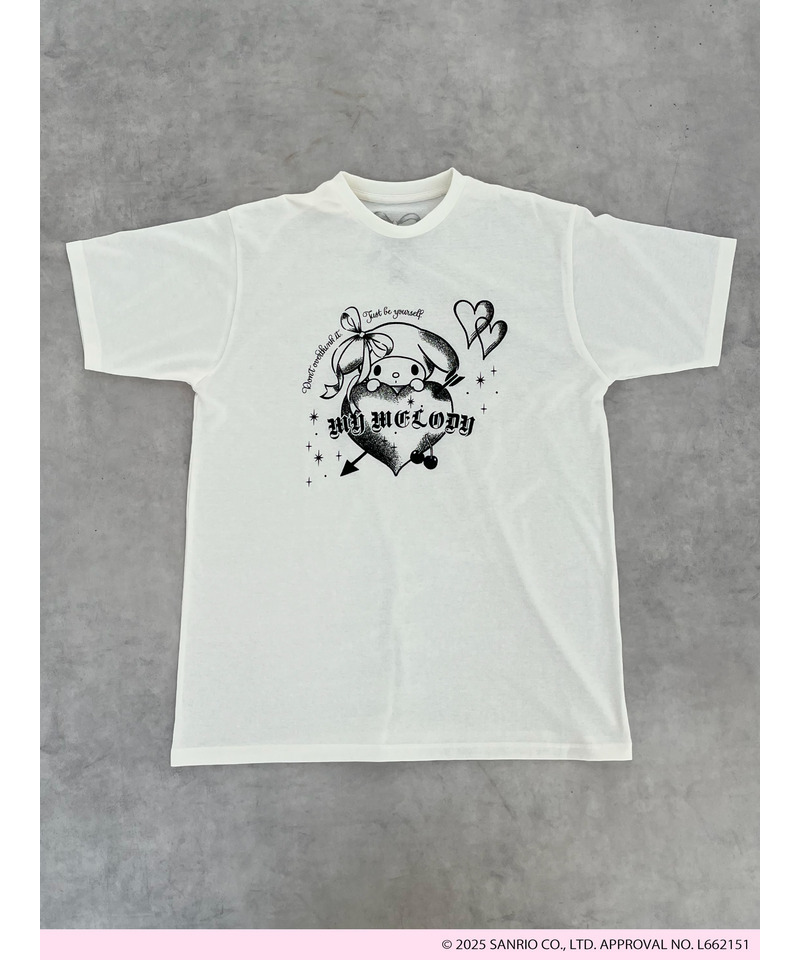 【MY MELODY】GRAPHICAL TEE  詳細画像 オフホワイト 17