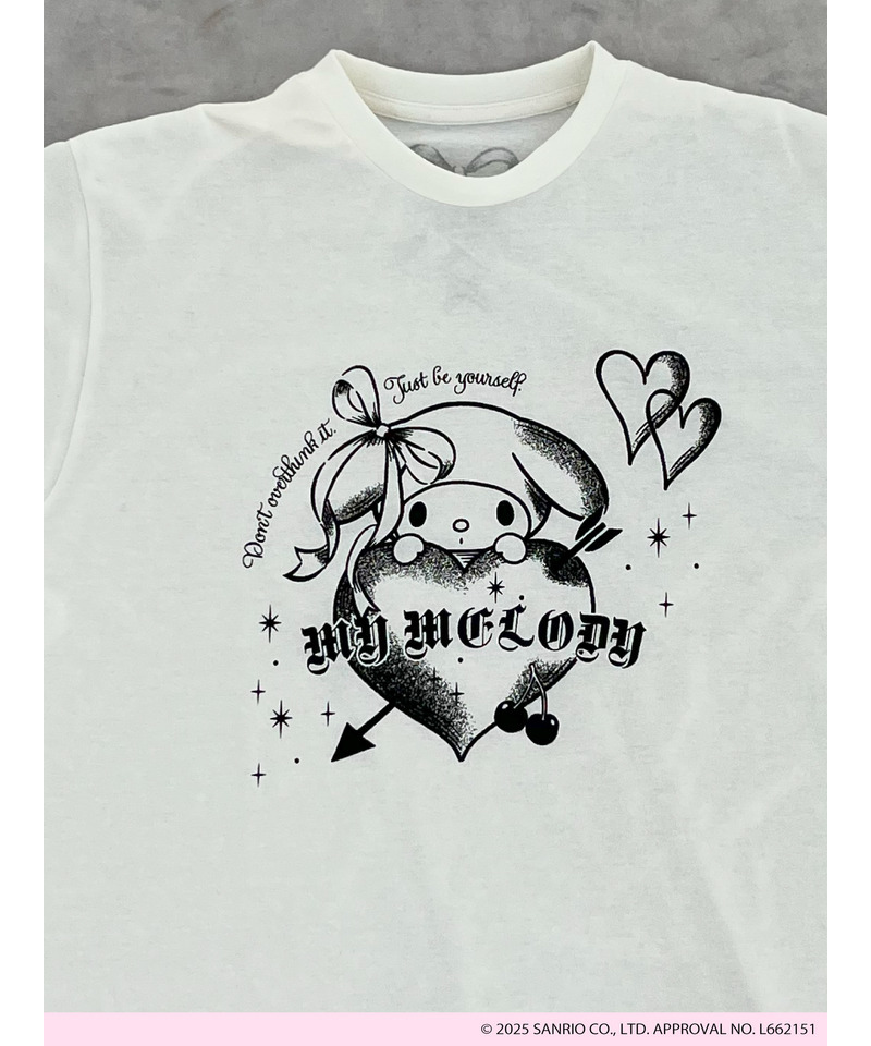 【MY MELODY】GRAPHICAL TEE  詳細画像 オフホワイト 2
