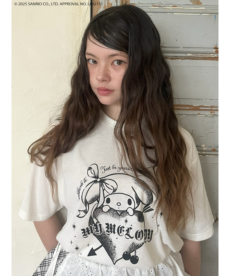 【MY MELODY】GRAPHICAL TEE  詳細画像 オフホワイト 4