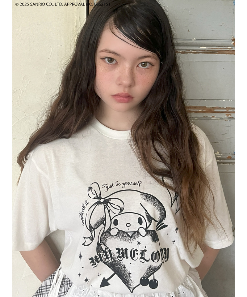 【MY MELODY】GRAPHICAL TEE  詳細画像 オフホワイト 5