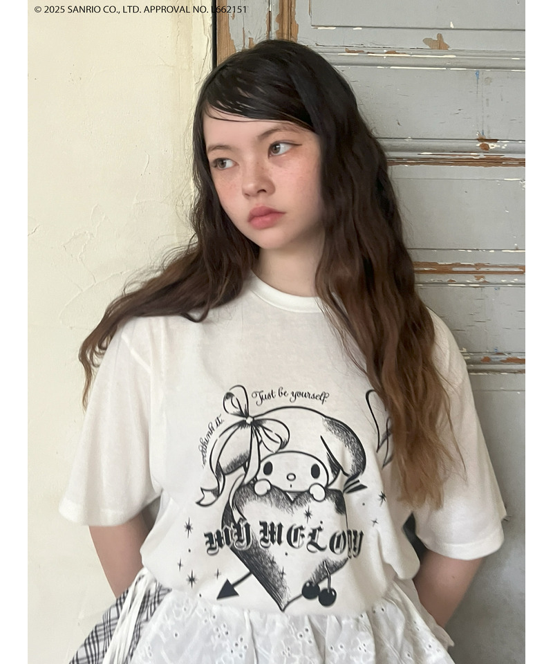 【MY MELODY】GRAPHICAL TEE  詳細画像 オフホワイト 6