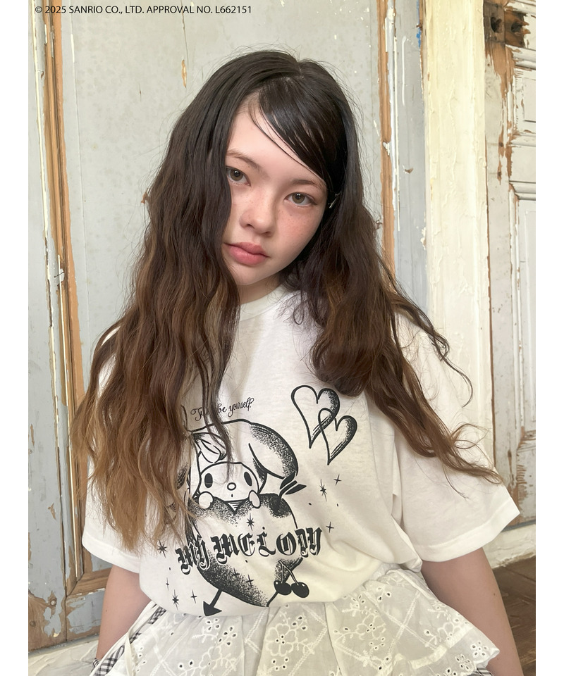 【MY MELODY】GRAPHICAL TEE  詳細画像 オフホワイト 8