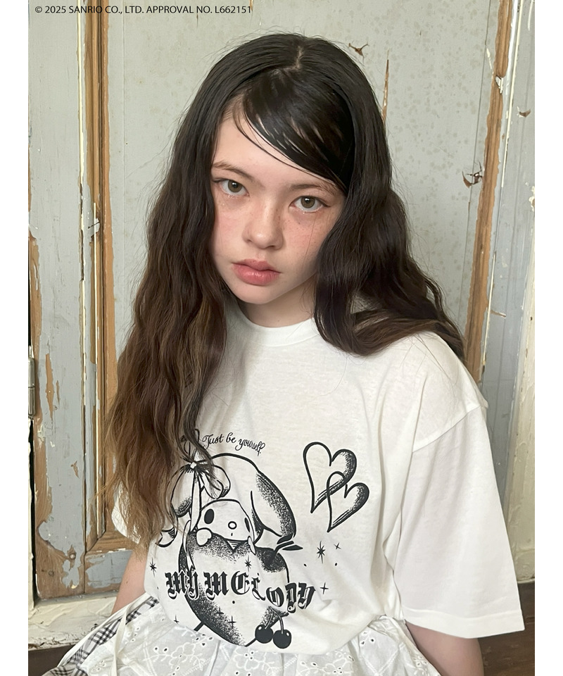 【MY MELODY】GRAPHICAL TEE  詳細画像 オフホワイト 9