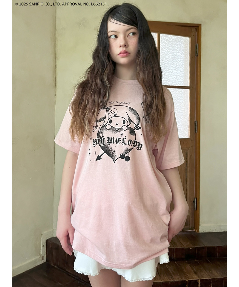 【MY MELODY】GRAPHICAL TEE  詳細画像 ピンク 11