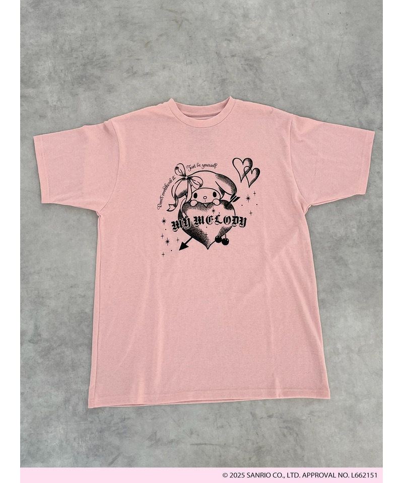 【MY MELODY】GRAPHICAL TEE  詳細画像 ピンク 18