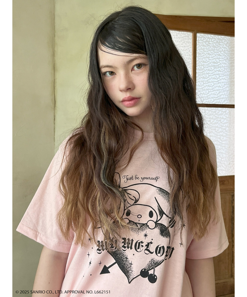 【MY MELODY】GRAPHICAL TEE  詳細画像 ピンク 5
