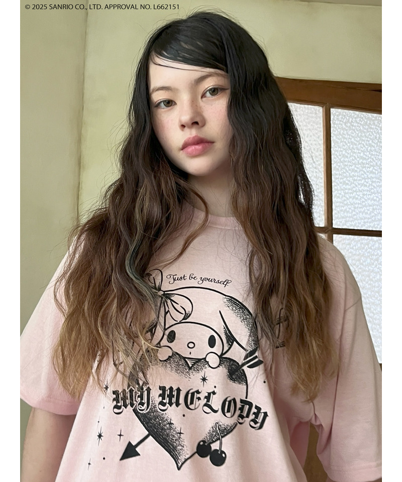 【MY MELODY】GRAPHICAL TEE  詳細画像 ピンク 7