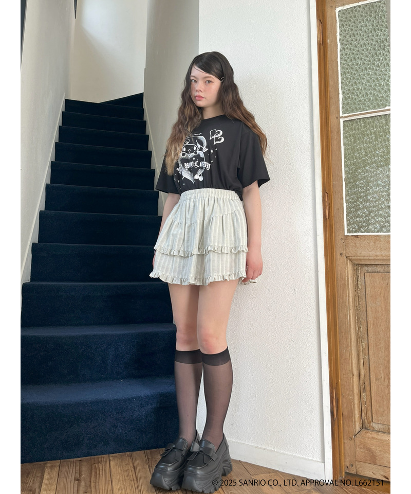 【MY MELODY】GRAPHICAL TEE  詳細画像 ブラック 17