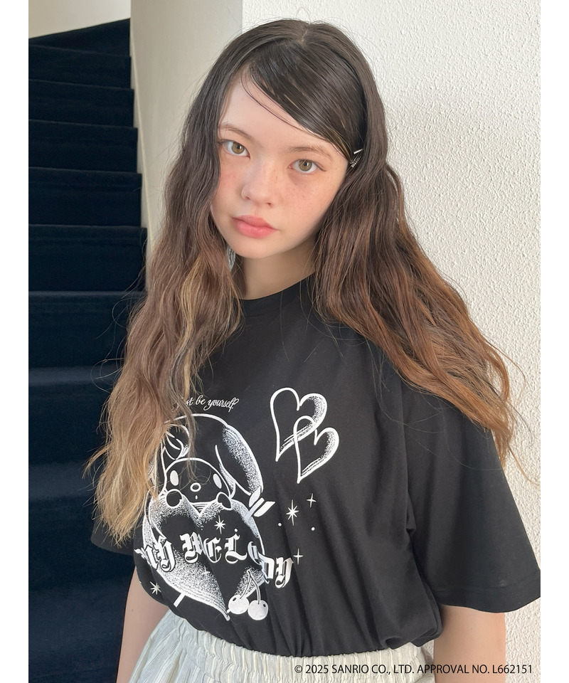 【MY MELODY】GRAPHICAL TEE  詳細画像 ブラック 21