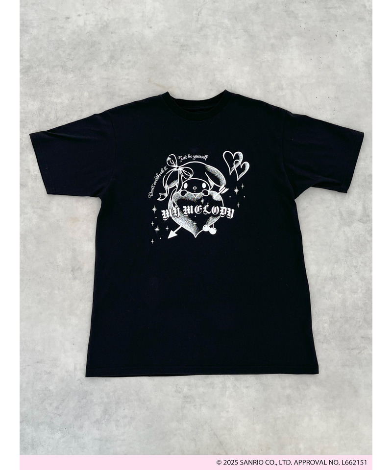 【MY MELODY】GRAPHICAL TEE  詳細画像 ブラック 26