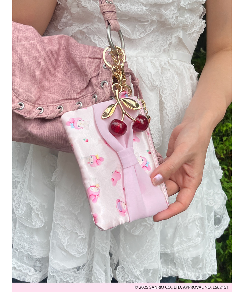 【MY MELODY】 RIBBON  POUCH 詳細画像 ピンク 2