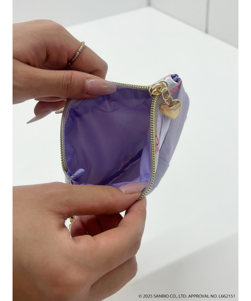 【MY MELODY】 RIBBON  POUCH 詳細画像 パープル 10