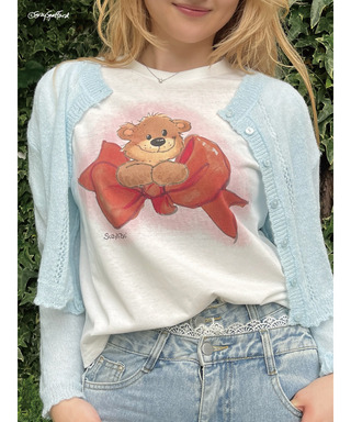 【Suzy‘s Zoo】ブーフ&リボンTEE