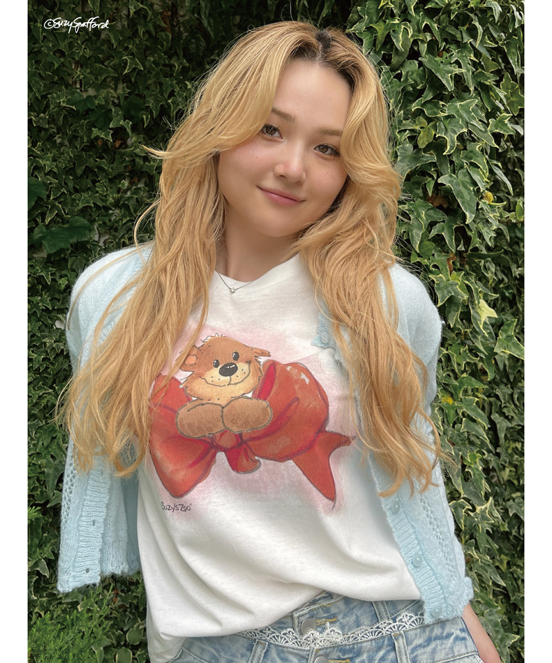 【Suzy‘s Zoo】ブーフ&リボンTEE 詳細画像 オフホワイト 12