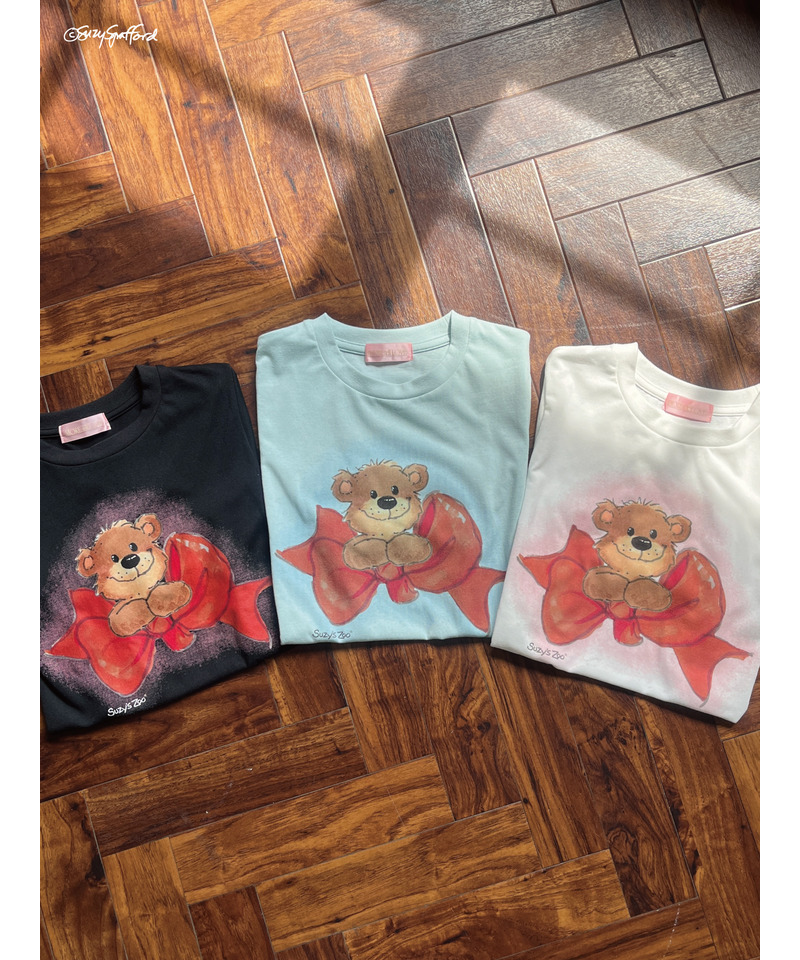【Suzy‘s Zoo】ブーフ&リボンTEE 詳細画像 オフホワイト 18