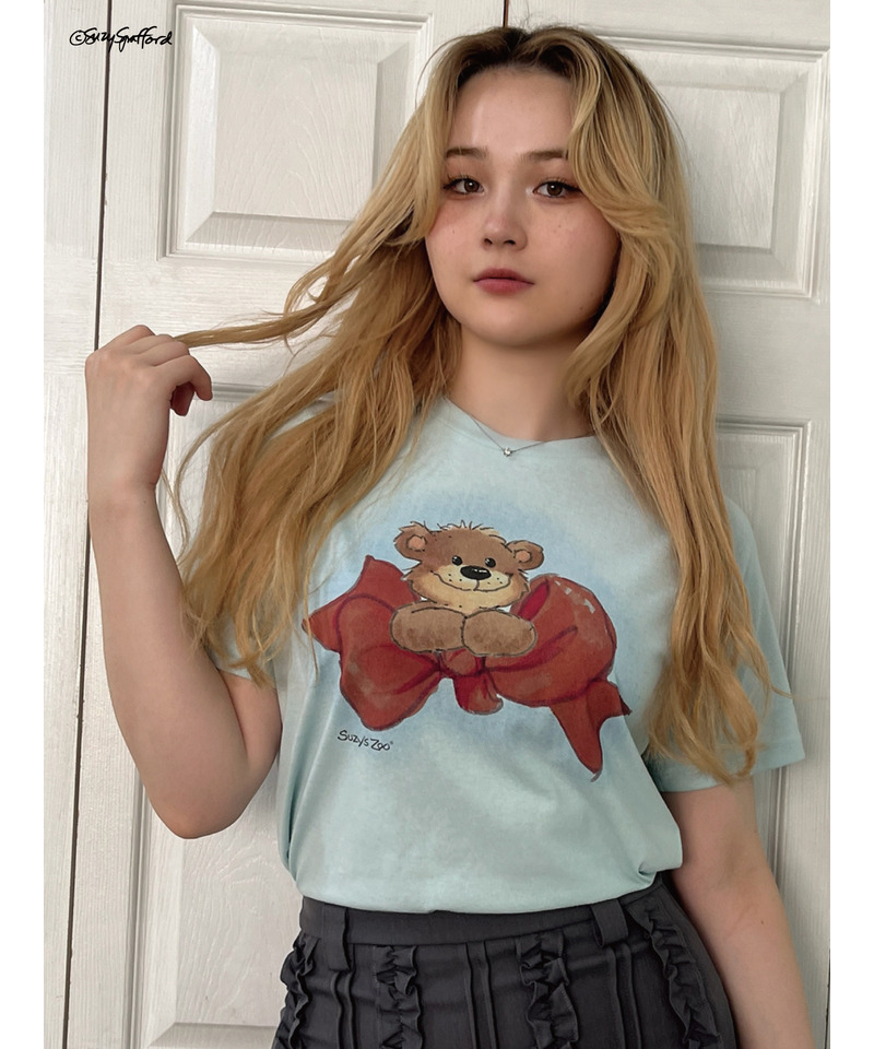 【Suzy‘s Zoo】ブーフ&リボンTEE 詳細画像 ブルー 10