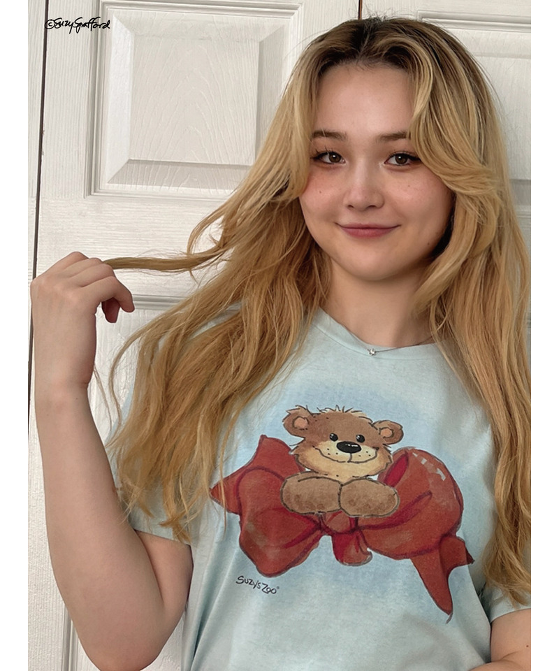 【Suzy‘s Zoo】ブーフ&リボンTEE 詳細画像 ブルー 11