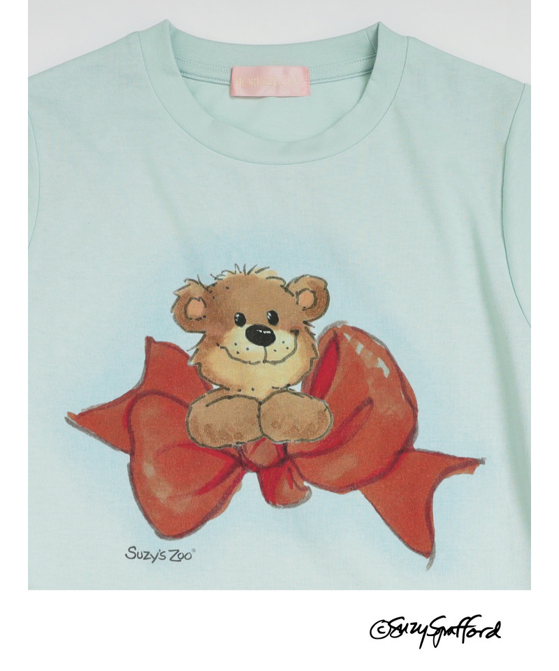 【Suzy‘s Zoo】ブーフ&リボンTEE 詳細画像 ブルー 3