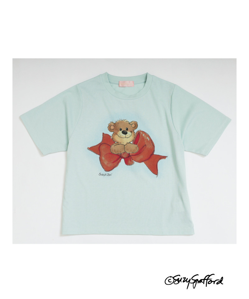 【Suzy‘s Zoo】ブーフ&リボンTEE 詳細画像 ブルー 4