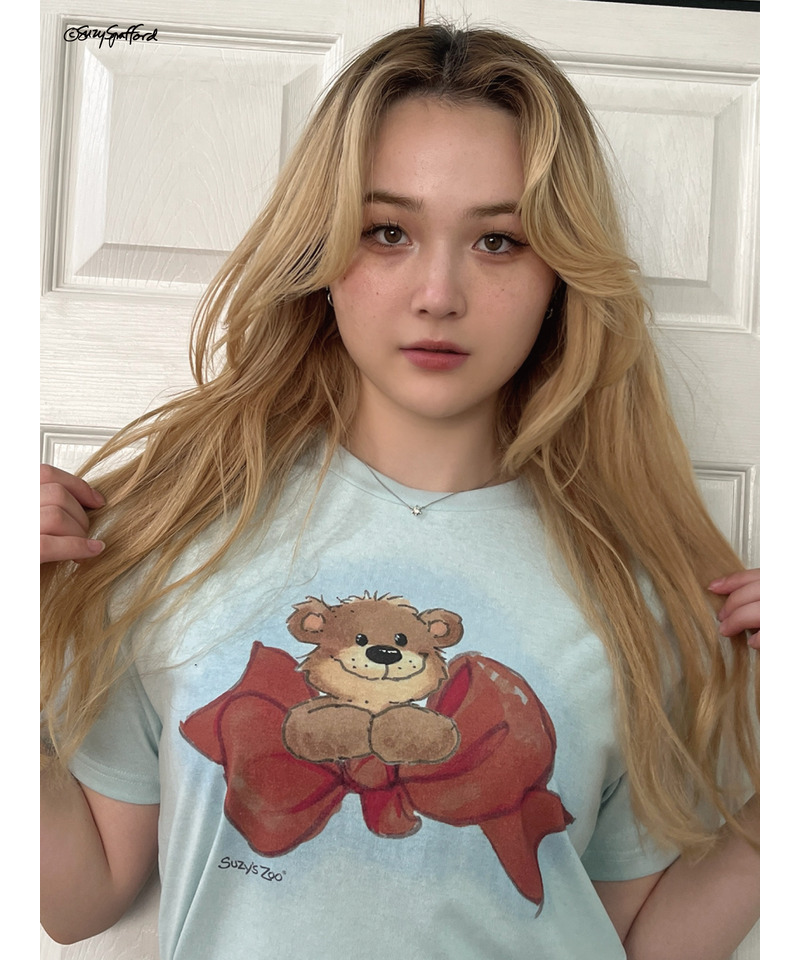 【Suzy‘s Zoo】ブーフ&リボンTEE 詳細画像 ブルー 6