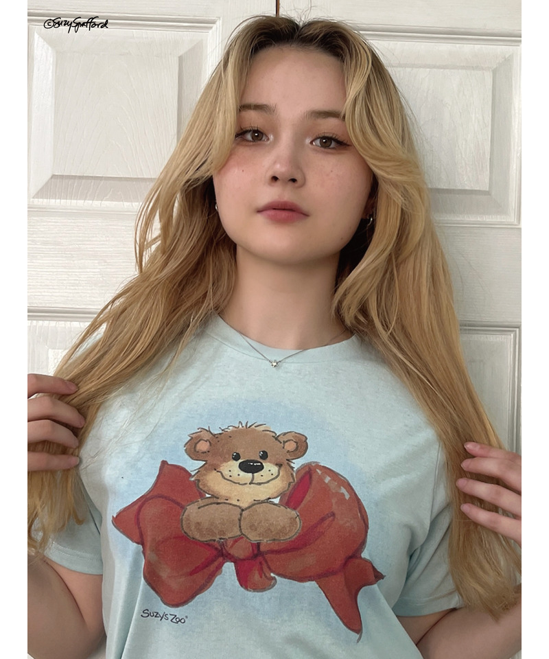 【Suzy‘s Zoo】ブーフ&リボンTEE 詳細画像 ブルー 7