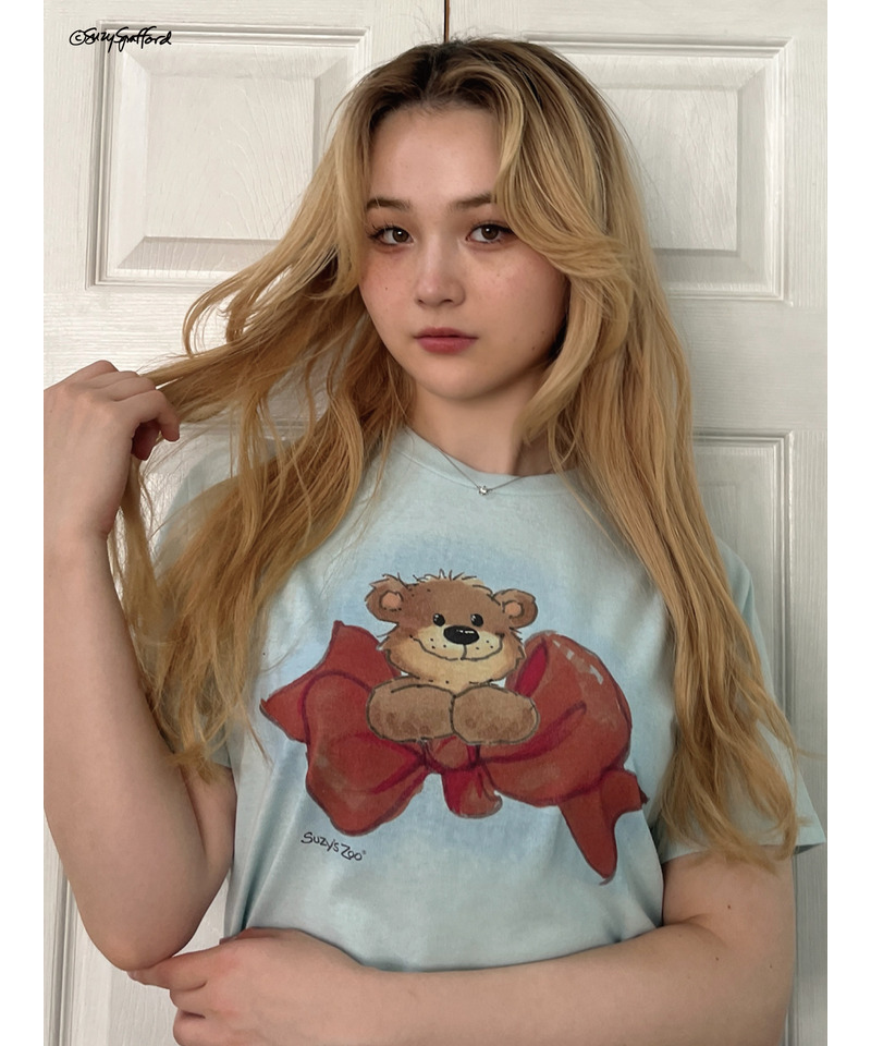 【Suzy‘s Zoo】ブーフ&リボンTEE 詳細画像 ブルー 9