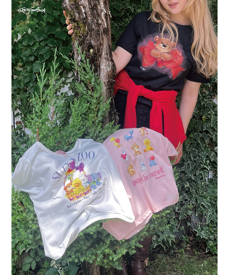 【Suzy‘s Zoo】ブーフ&リボンTEE 詳細画像 ブラック 11