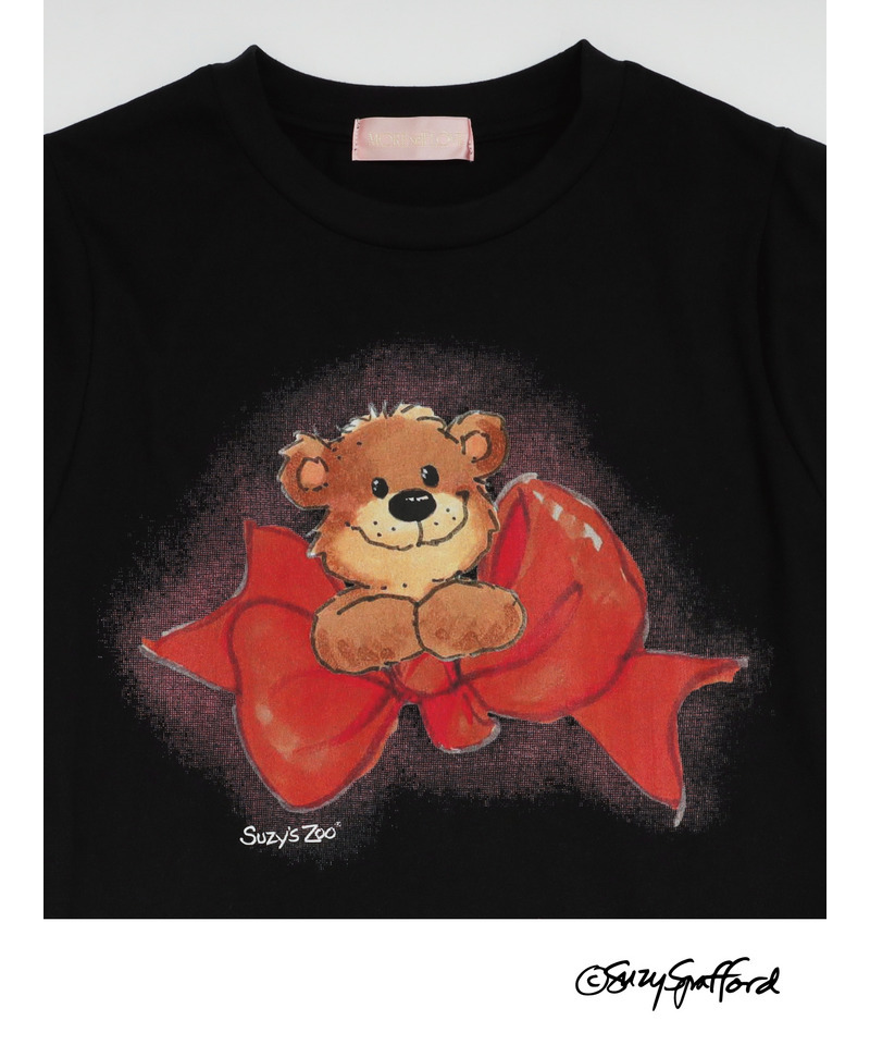 【Suzy‘s Zoo】ブーフ&リボンTEE 詳細画像 ブラック 2