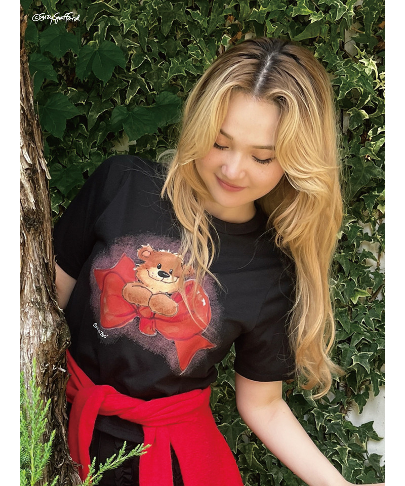 【Suzy‘s Zoo】ブーフ&リボンTEE 詳細画像 ブラック 8