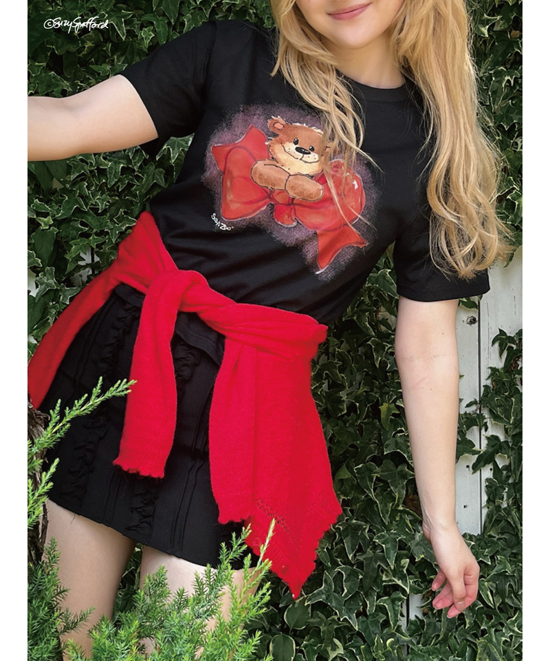 【Suzy‘s Zoo】ブーフ&リボンTEE 詳細画像 ブラック 9