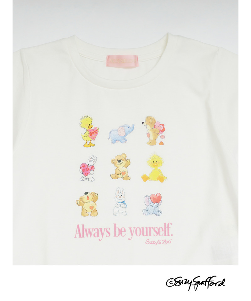 【Suzy‘s Zoo】ハートフレンズTEE 詳細画像 オフホワイト 2