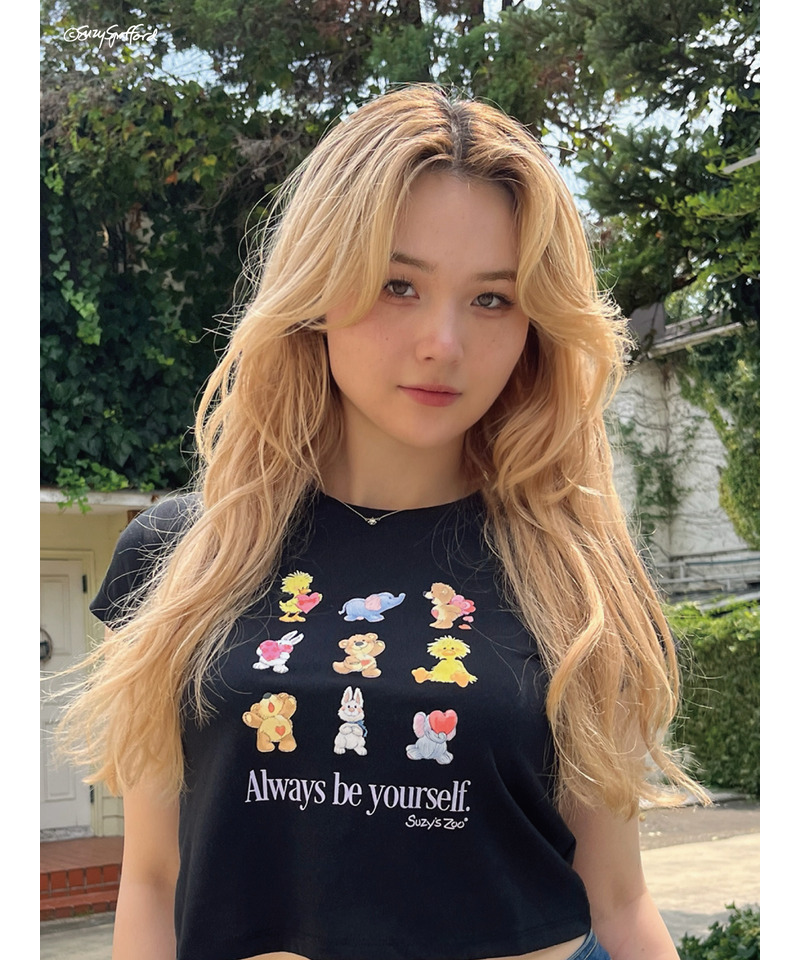 【Suzy‘s Zoo】ハートフレンズTEE 詳細画像 ブラック 1
