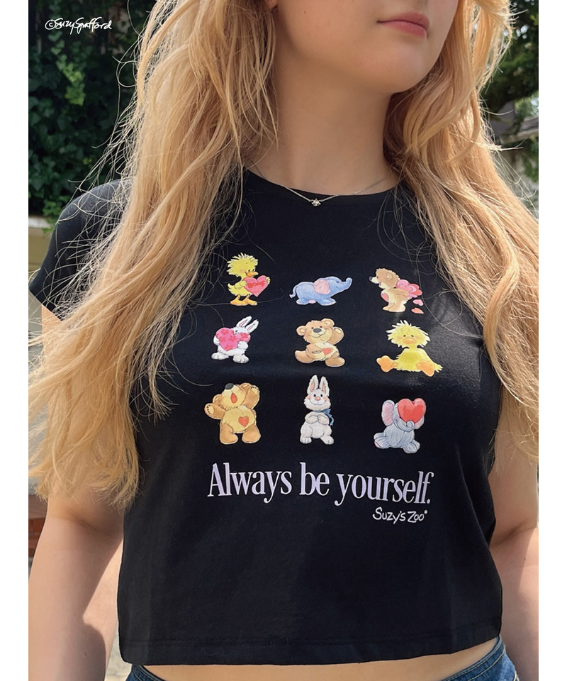 【Suzy‘s Zoo】ハートフレンズTEE 詳細画像 ブラック 2