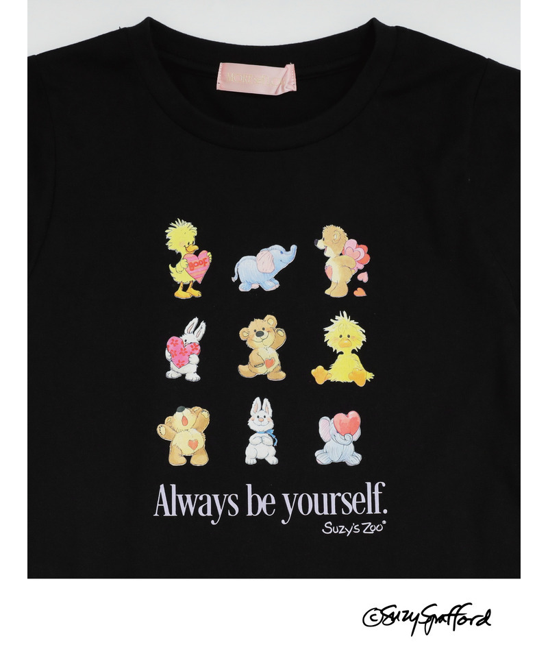 【Suzy‘s Zoo】ハートフレンズTEE 詳細画像 ブラック 3