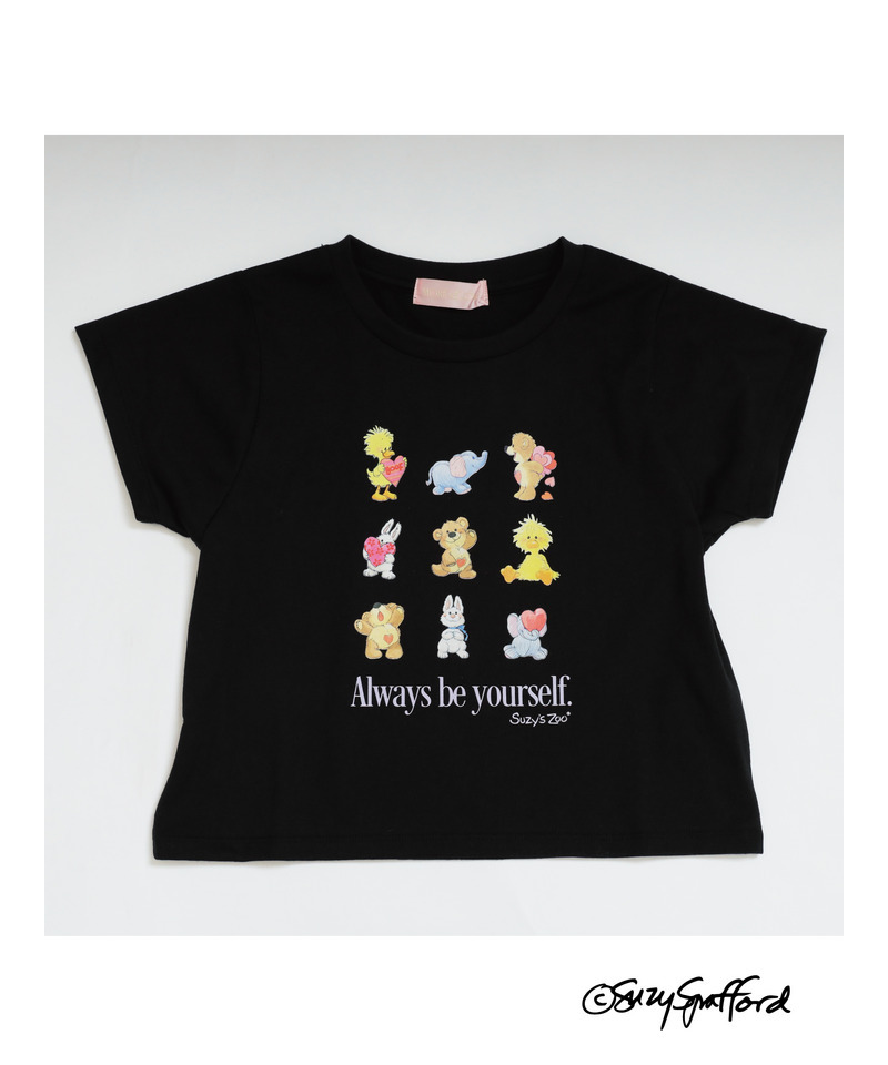 【Suzy‘s Zoo】ハートフレンズTEE 詳細画像 ブラック 4