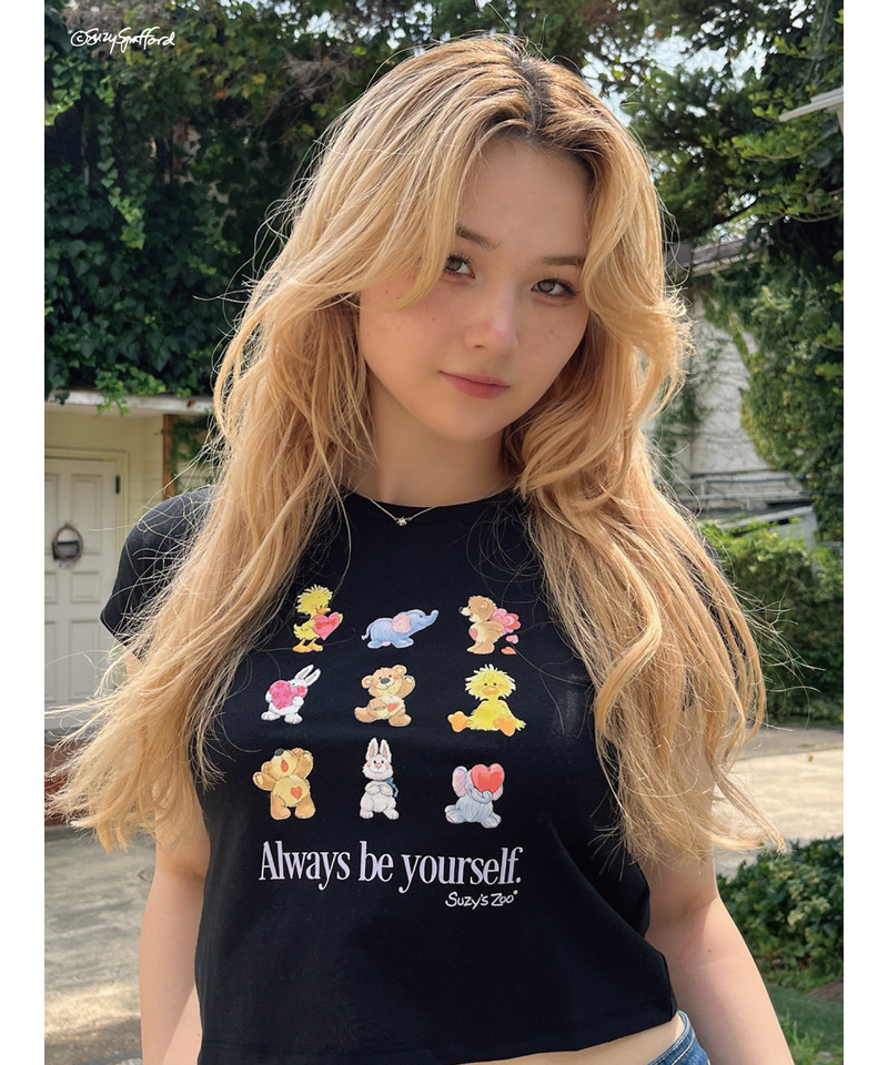 【Suzy‘s Zoo】ハートフレンズTEE 詳細画像 ブラック 6