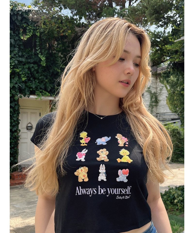 【Suzy‘s Zoo】ハートフレンズTEE 詳細画像 ブラック 7