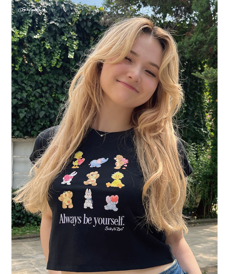 【Suzy‘s Zoo】ハートフレンズTEE 詳細画像 ブラック 8