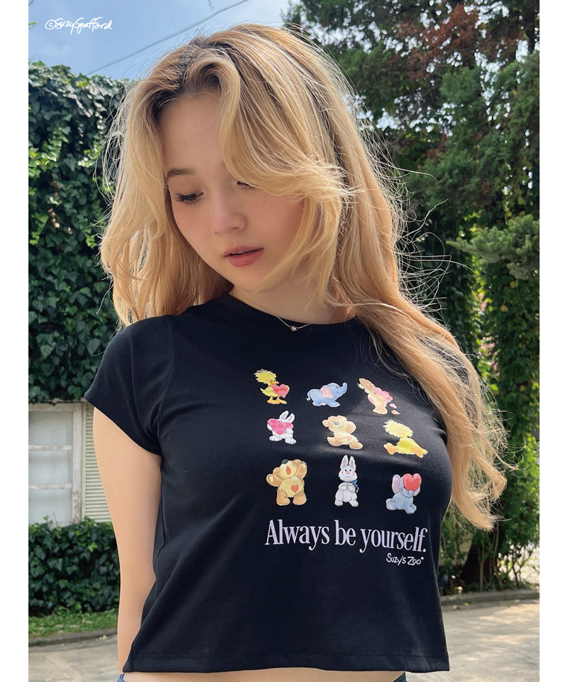 【Suzy‘s Zoo】ハートフレンズTEE 詳細画像 ブラック 9