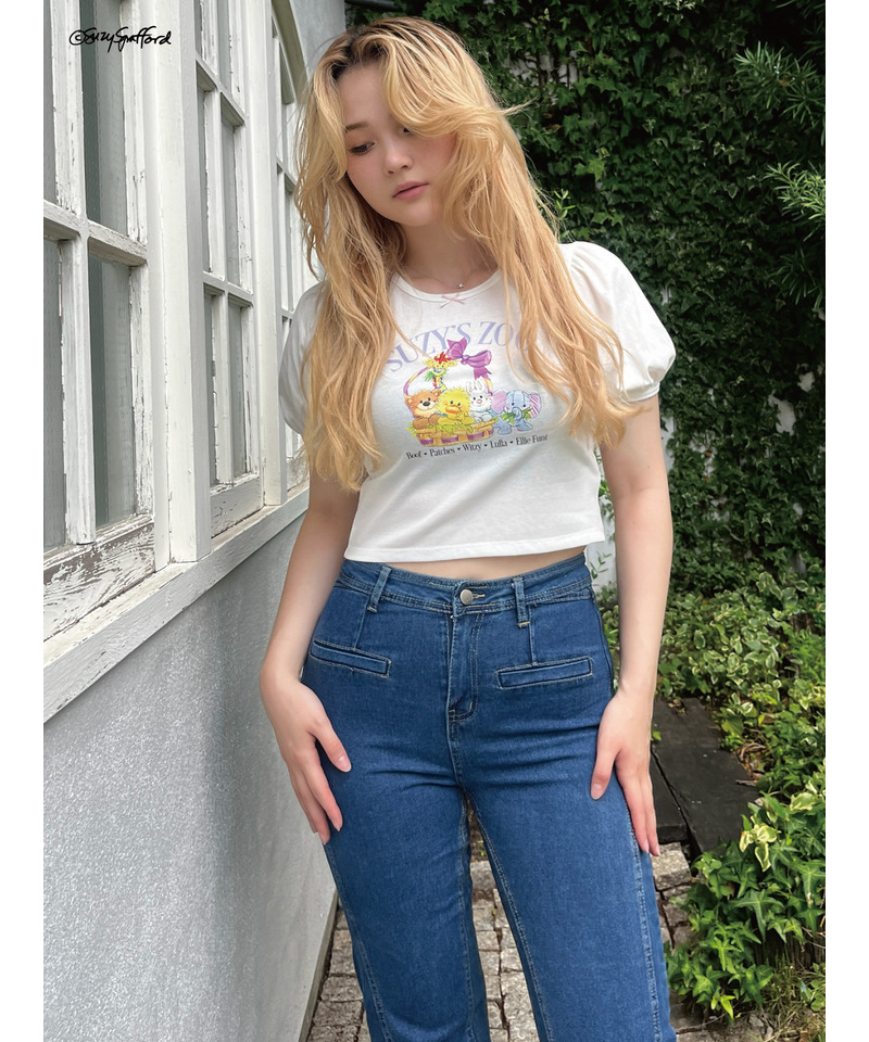 【Suzy‘s Zoo】リボンフレンズTEE 詳細画像 オフホワイト 8