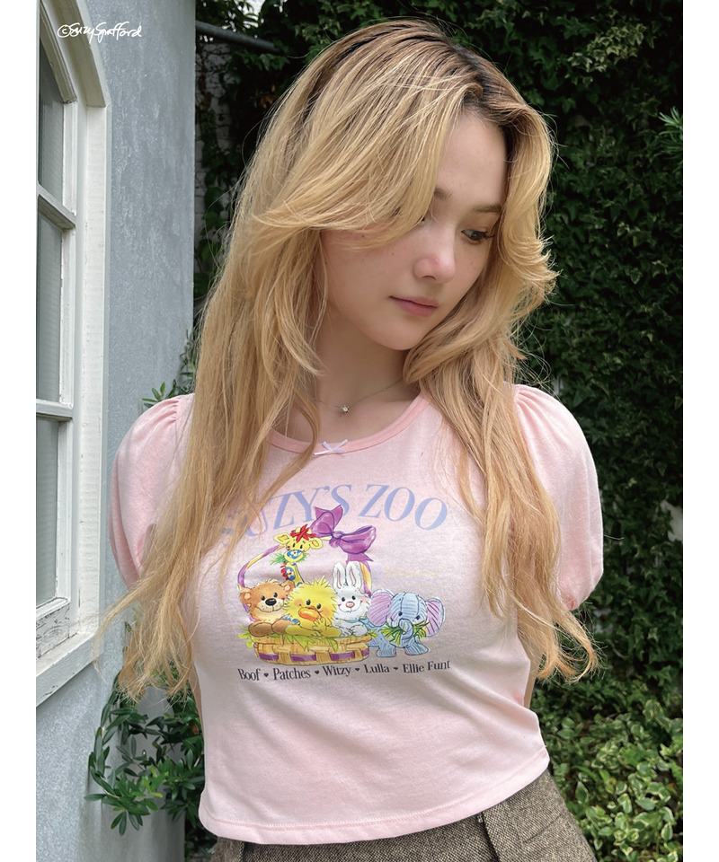 【Suzy‘s Zoo】リボンフレンズTEE 詳細画像 ピンク 6