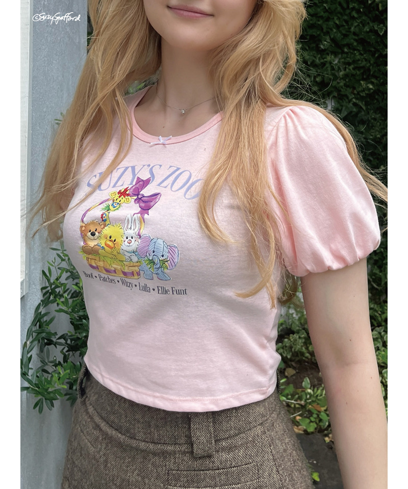 【Suzy‘s Zoo】リボンフレンズTEE 詳細画像 ピンク 7