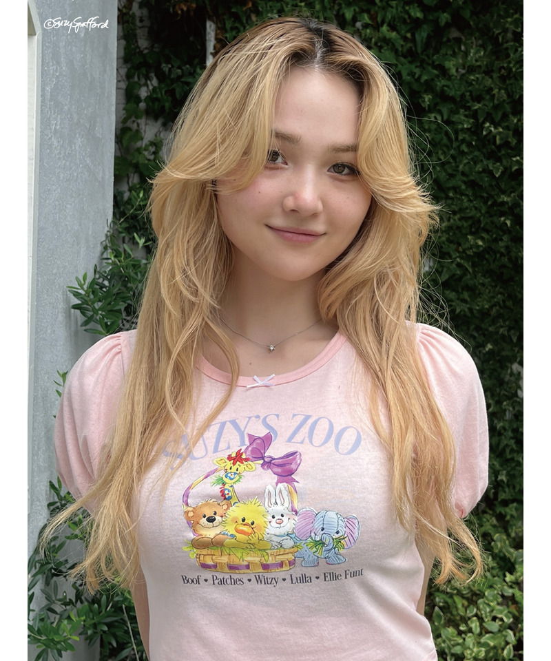 【Suzy‘s Zoo】リボンフレンズTEE 詳細画像 ピンク 8