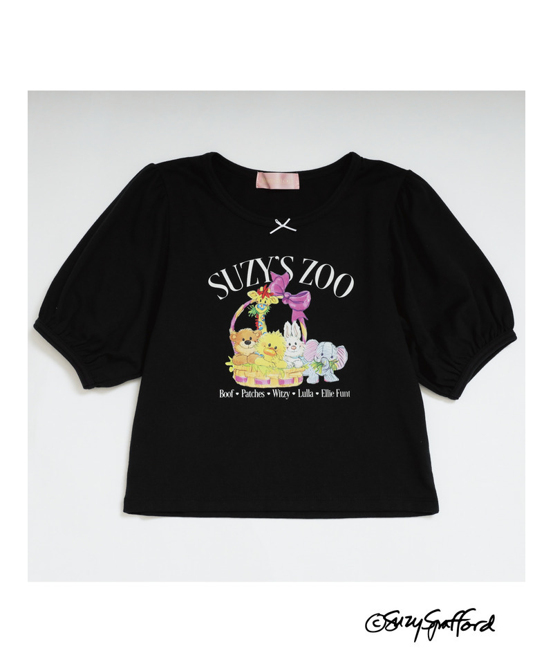 【Suzy‘s Zoo】リボンフレンズTEE 詳細画像 ブラック 3