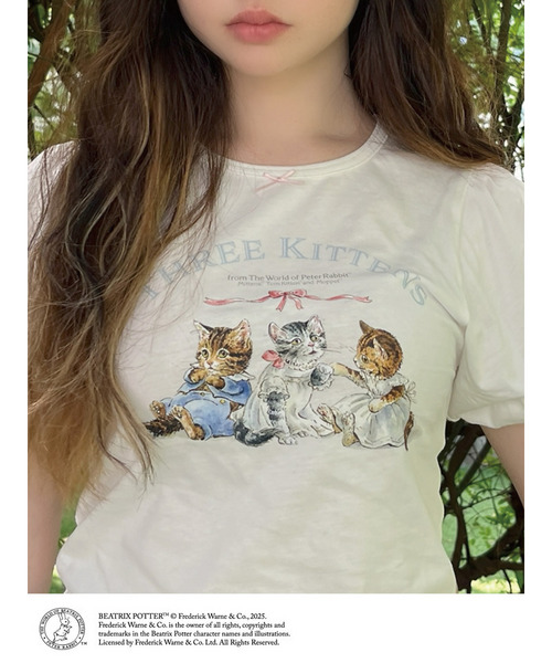 【Peter Rabbit(TM)】THREE KITTENS   TEE 詳細画像