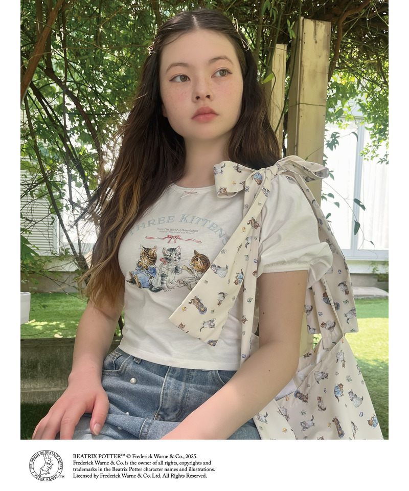 【Peter Rabbit(TM)】THREE KITTENS   TEE 詳細画像 オフホワイト 10