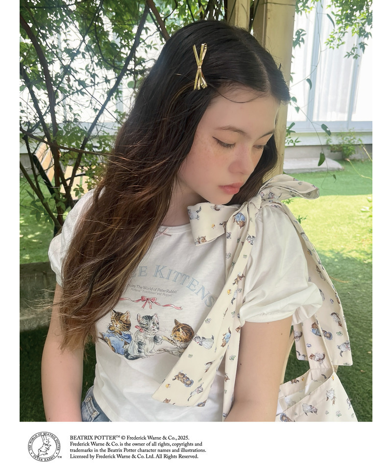 【Peter Rabbit(TM)】THREE KITTENS   TEE 詳細画像 オフホワイト 11