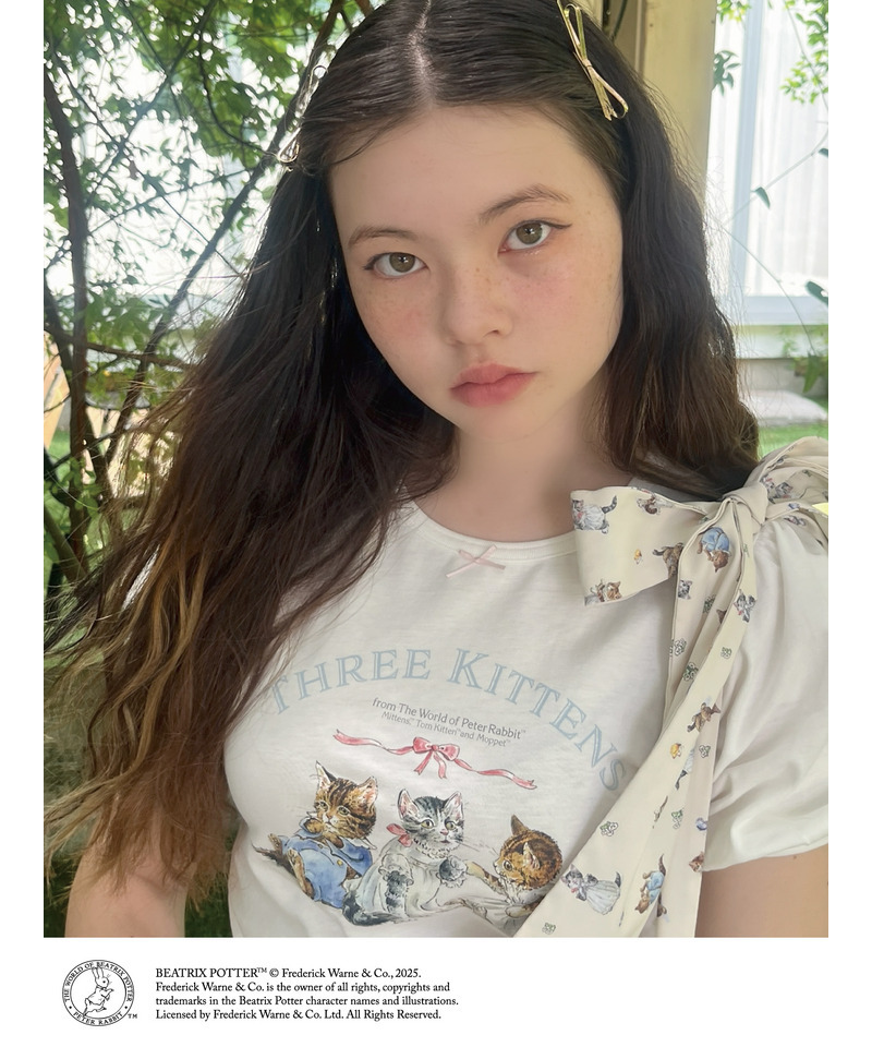 【Peter Rabbit(TM)】THREE KITTENS   TEE 詳細画像 オフホワイト 12
