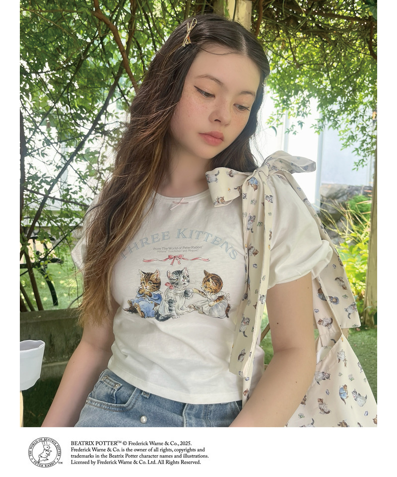 【Peter Rabbit(TM)】THREE KITTENS   TEE 詳細画像 オフホワイト 19