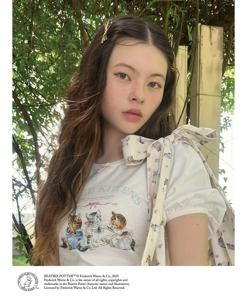 【Peter Rabbit(TM)】THREE KITTENS   TEE 詳細画像 オフホワイト 20